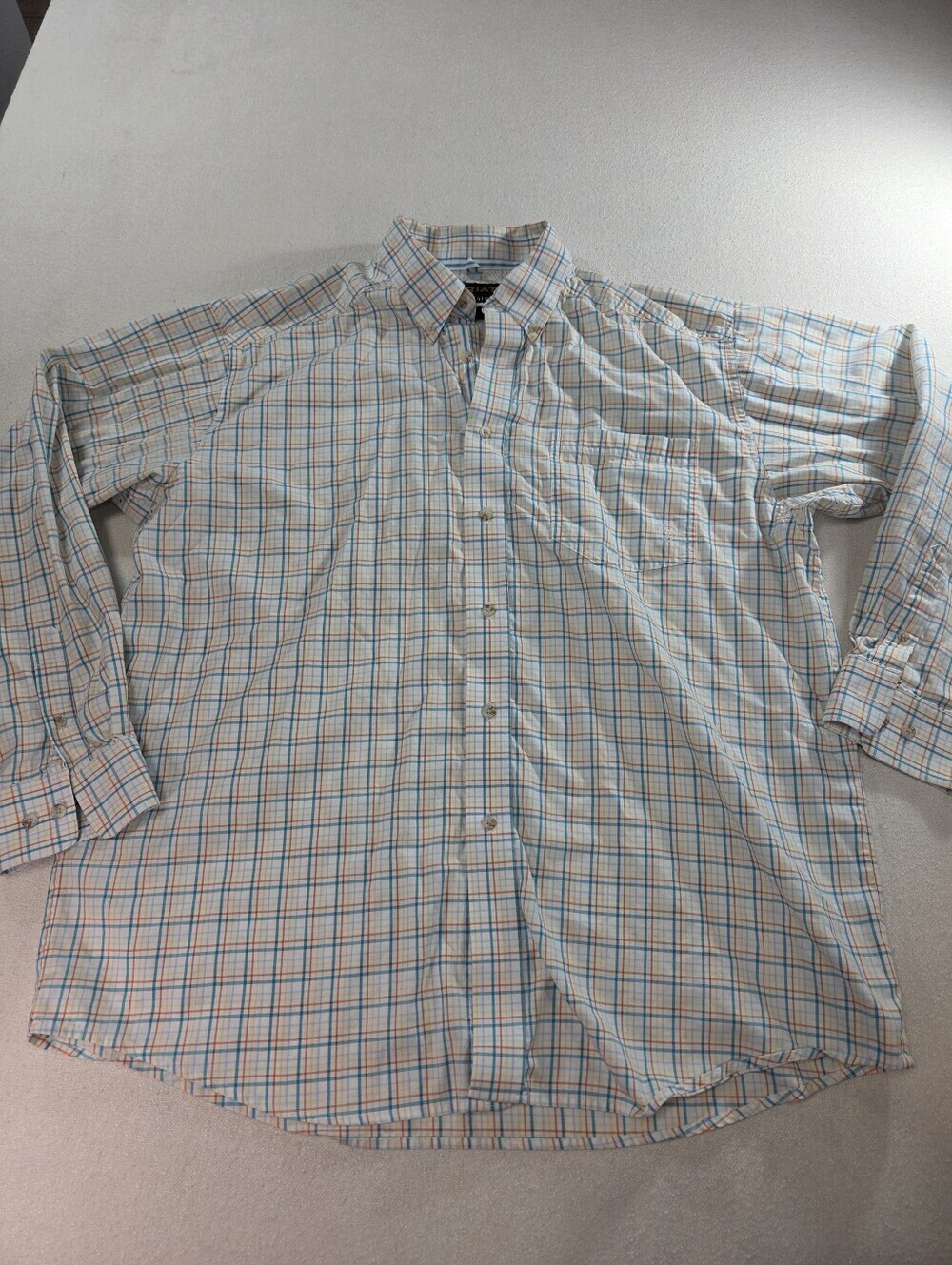Ariat Pro Series Plaid Western Shirt XL - Picture 1 of 7
